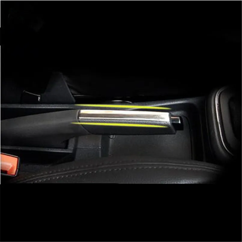 

Car-styling Stainless steel modified decorative Hand brake cover trim sticker case for Volkswagen POLO 2011-2017