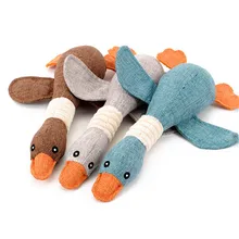 1PC Dog Pet cat Chew Toys Canvas Durability Vocalization Dolls Bite Toys for Dog Accessories pet dog products Colors choice W45