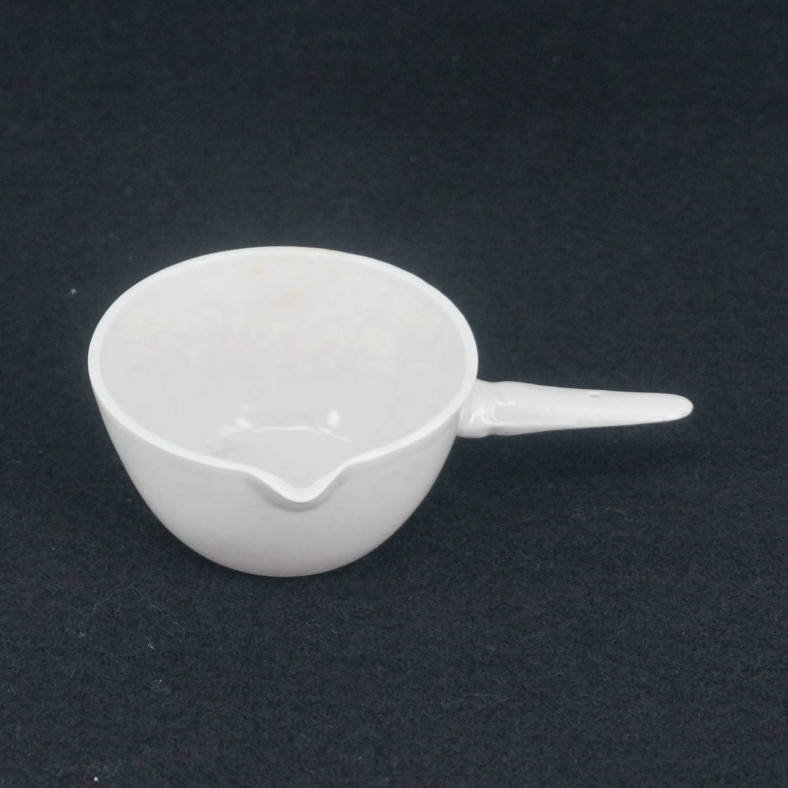 

100ml Ceramic Evaporating dish Round bottom with handle For Chemistry Laboratory