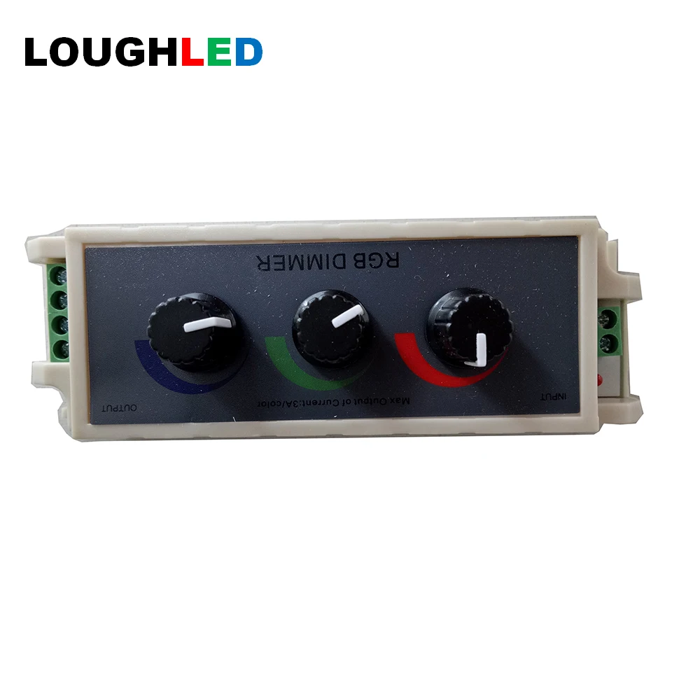 DC12V 24V 9A RGB LED Dimmer 3 Channel RGB LED Dimmer Controller for