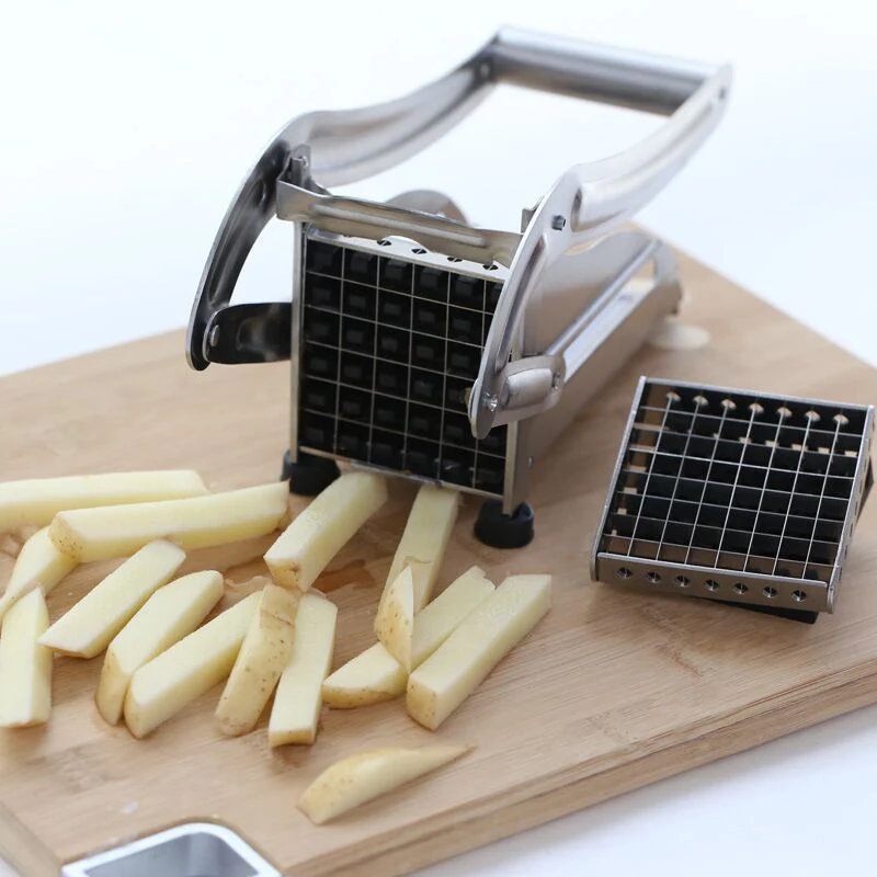 Home Kitchen Stainless Steel French Fry Cutter Machine Vegetable Potato