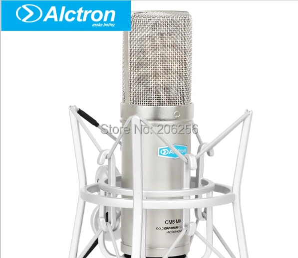 

Alctron CM6MKII Professional Condenser Wired Microphone Mic Sound Studio for Recording Kit KTV Karaoke with Shock Mount