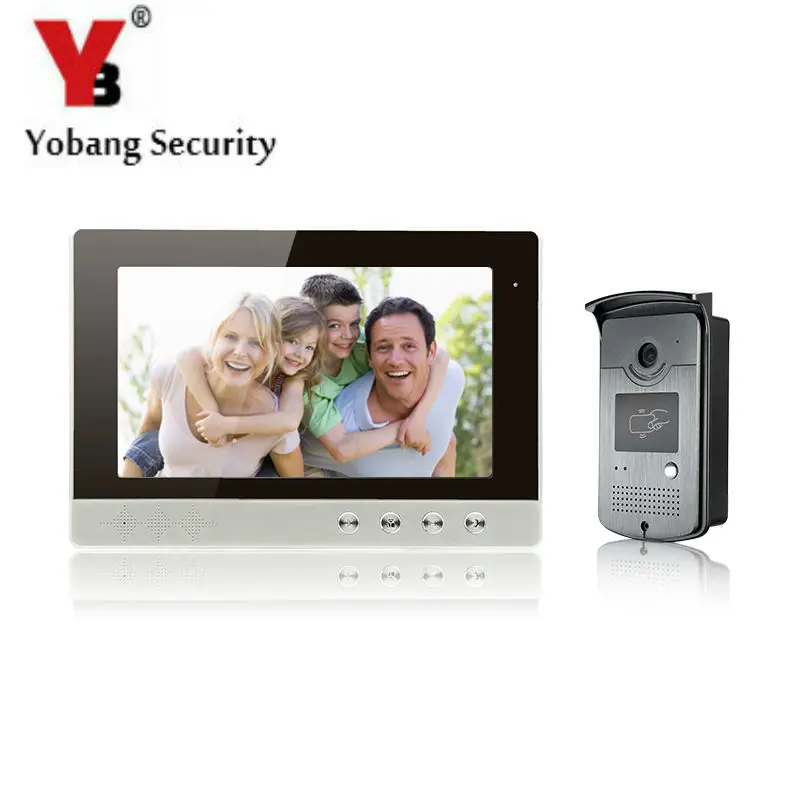 

YobangSecurity Video Intercom Monitor 10-Inch LCD Video Doorbell Camera System with Rain Cover for House/Office/apartment/Hotel