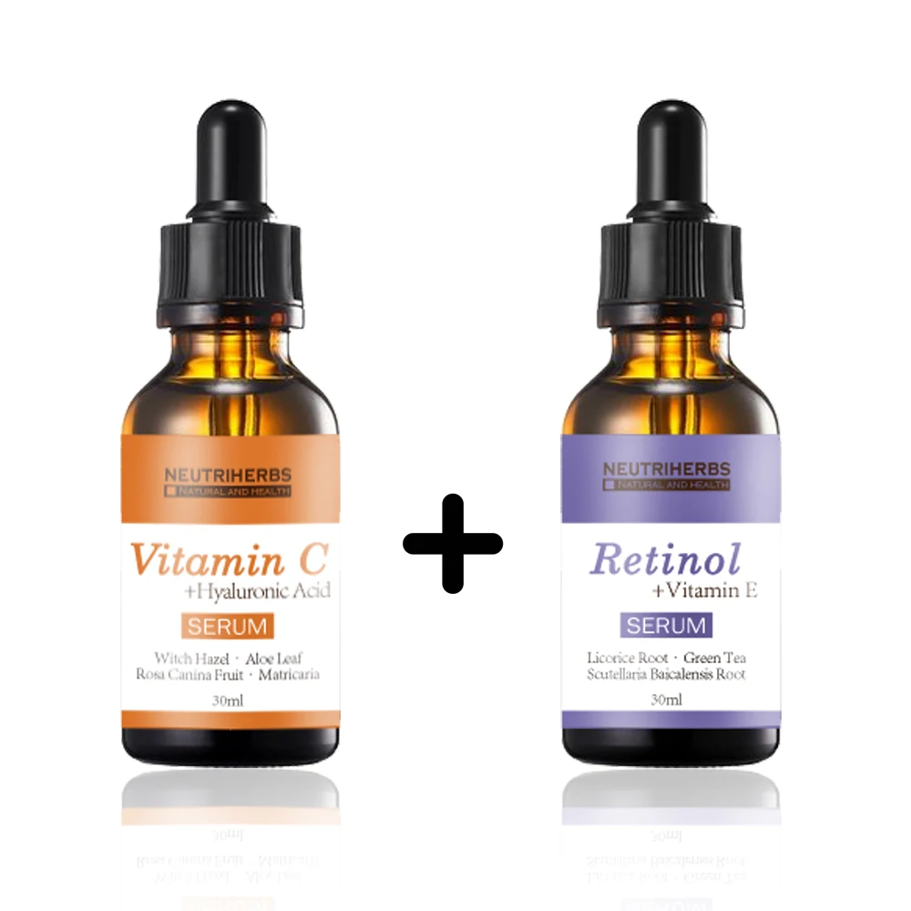 Collagen Vitamin C Serum Face Hyaluronic Acid Serum Retinol Serum Kit Moisturizer Anti Wrinkle Anti Aging