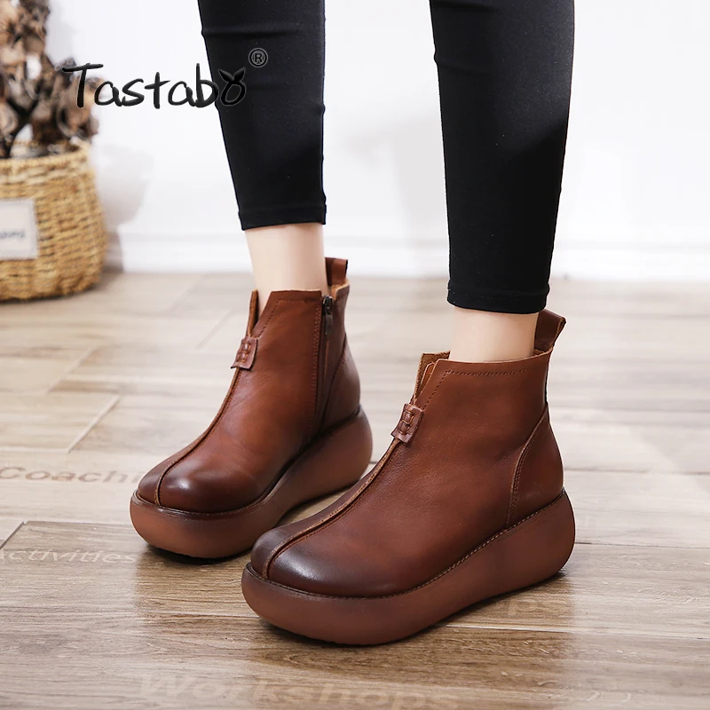 comfortable flat ankle boots