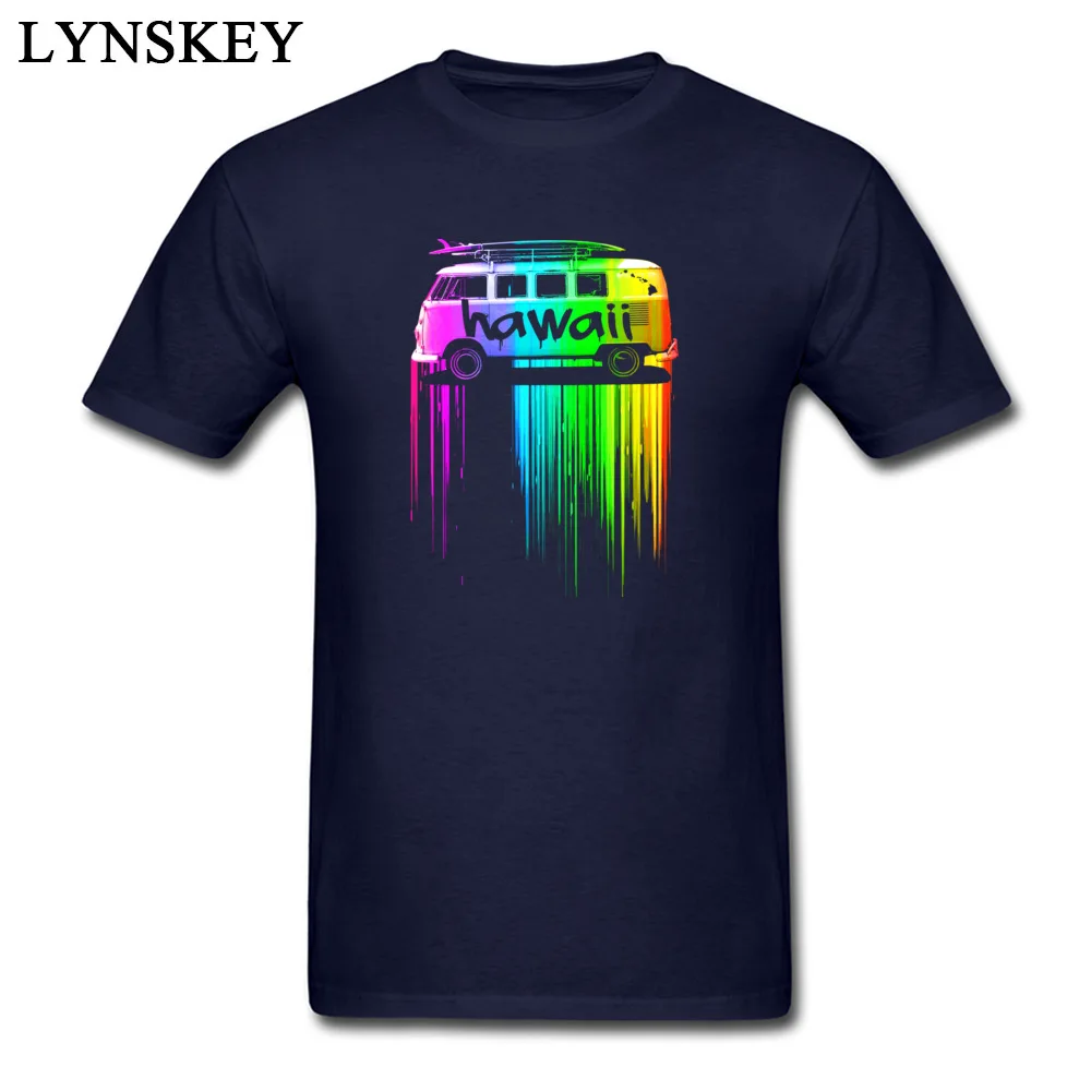 Hawaii Rainbow Surfer Bus_navy