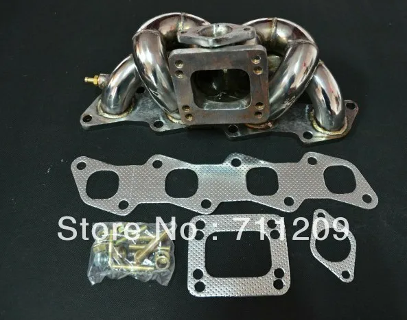 Турбо коллектор из нержавеющей стали для NISSAN 240SX S13 S14 KA24DET 2.4L T3 T4 T3/T4 TOP MOUNT