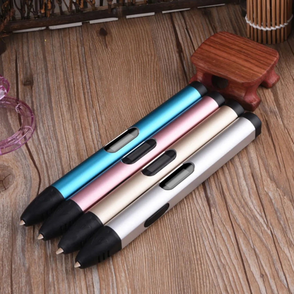 

1.75mm ABS/PLA DIY 3D Printing Pen USB POWER BANK 3D Pen Painter Pen+Adapter Creative Toy Gift For Kids Design Drawing