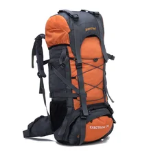 70L Outdoor Climbing Bags Waterproof Hiking Bag Sports Backpack Camping Travel Pack Mountaineer Climbing Sightseeing Rucksack