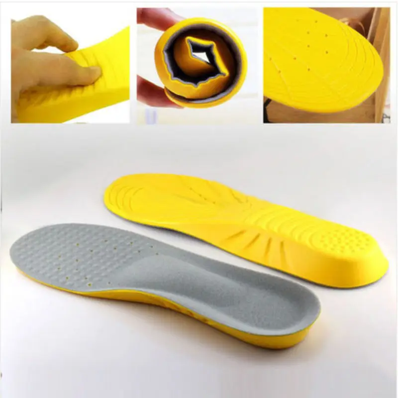 Fvyvl Super Memory Foam Orthotic Arch Insert Insoles Shoe Pads Cushion