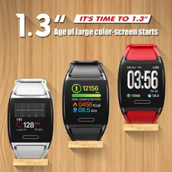 V2 Фитнес трекер спортивные часы сердечного ритма крови Давление монитор Смарт Браслет IP67 Водонепроницаемый 1,3 "Цвет Экран для IOS и Android