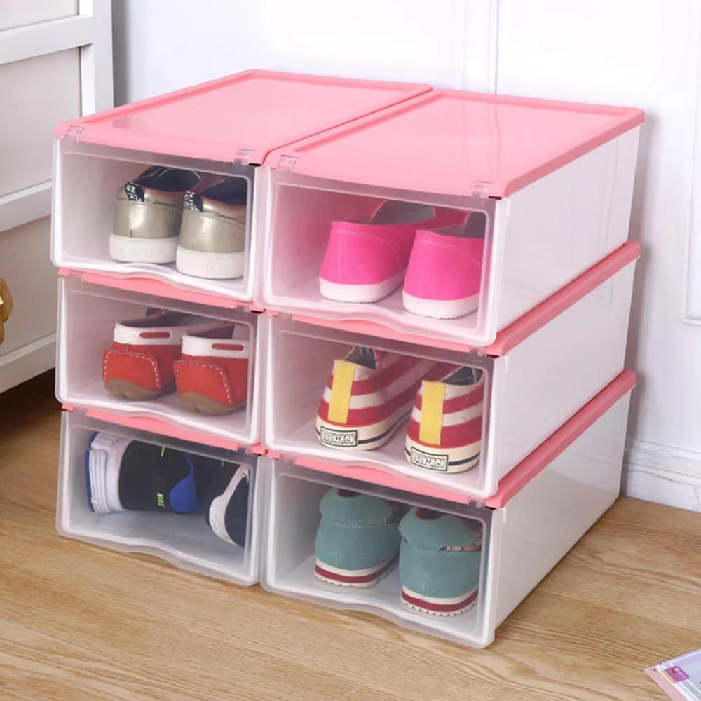 NEW Multifunction Color Clamshell Type Caja Para Zapatos ...