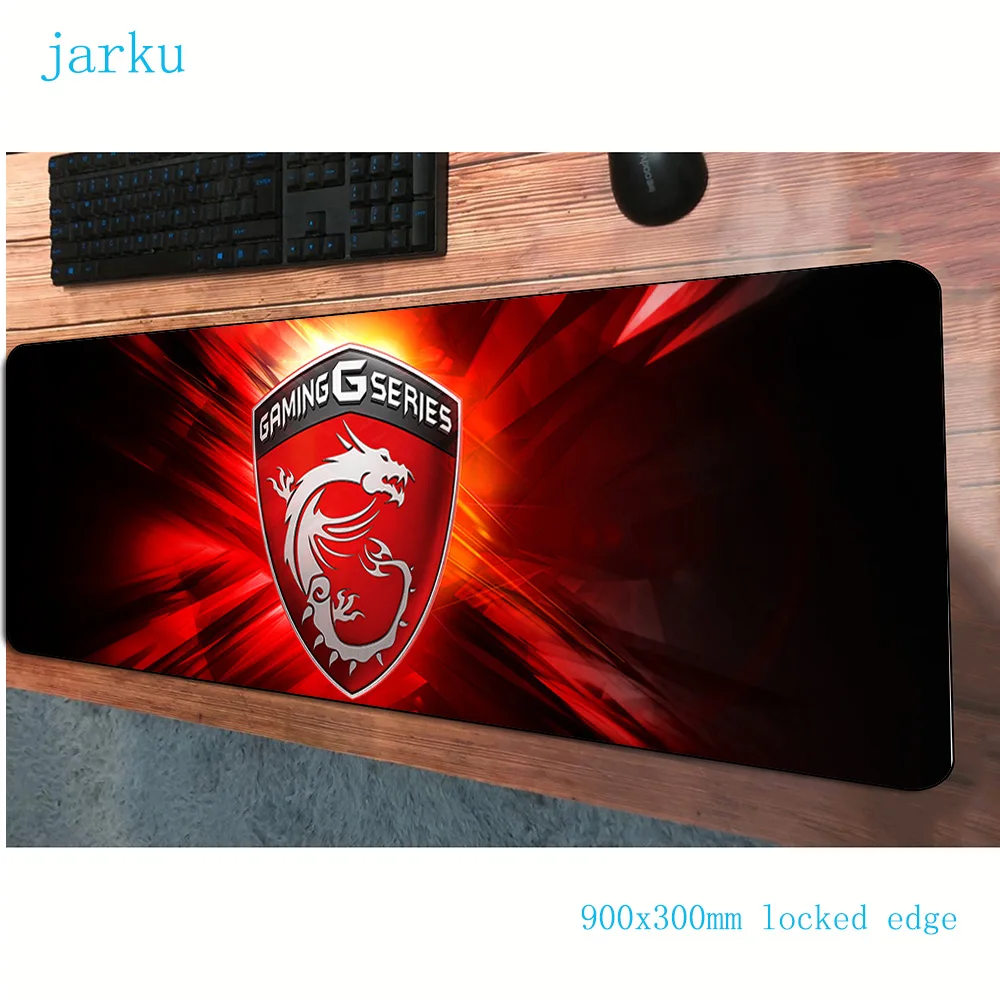 Большой коврик для мыши JARKU 90x30 см игровой подарок на Хэллоуин игровые коврики