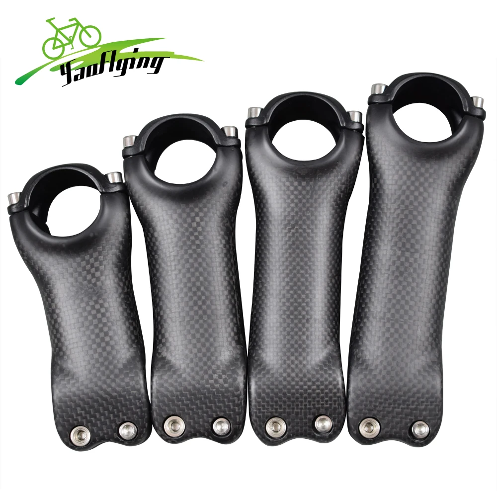 

Bike carbon parts carbon stem full carbon fiber road mountain bike stem with 3K weave 80/90/100/110/120mm carbon bike stem