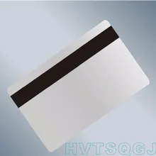 100 шт/партия пустой белый ПВХ Hico 1-3 магнитная полоса пластиковая кредитная карта 30Mil магнитная карта с защитным наполнением