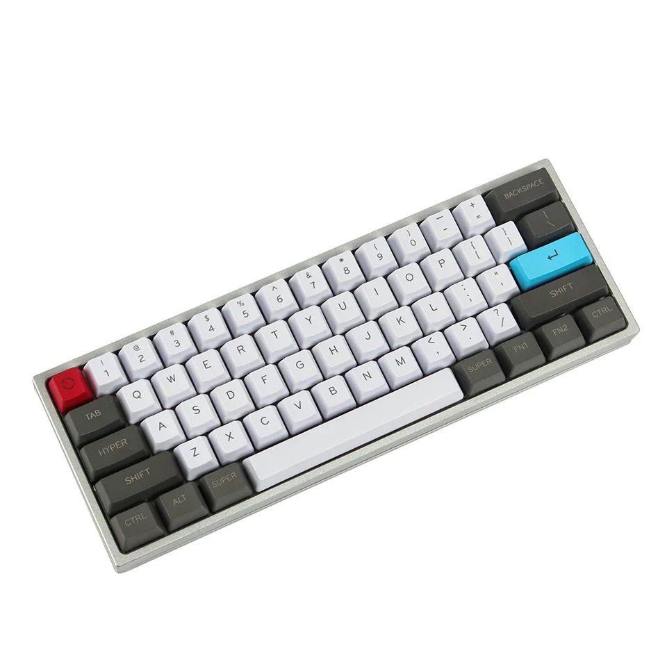 YMDK индивидуальные 61 ANSI ключей OEM профиль толщиной PBT клавиши набора для Cherry MX