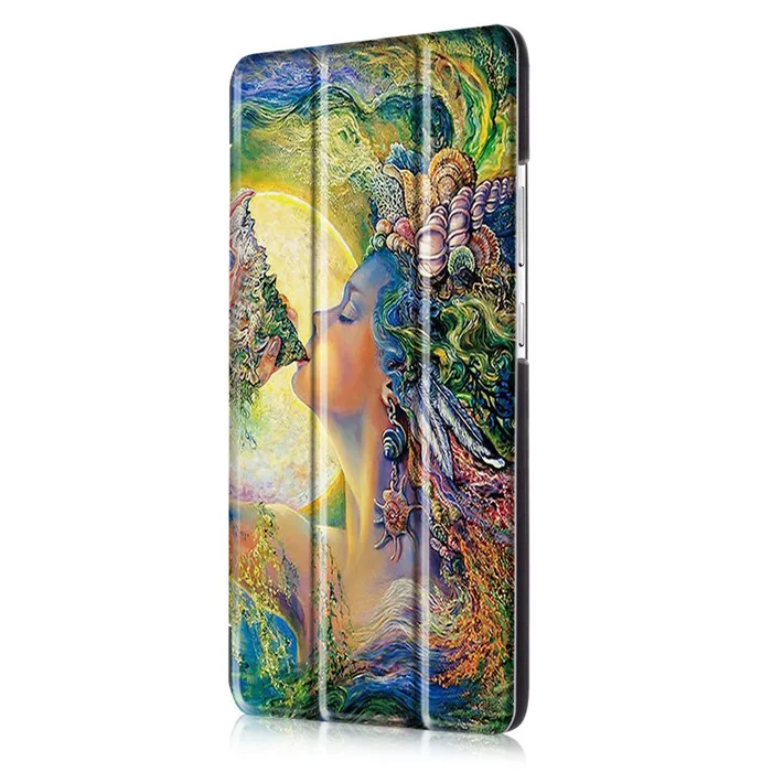 

Magnetic Stand Cover Case for Lenovo Tab 3 7 Plus 7703 7703x TB-7703F + 2Pcs Screen Protector Film