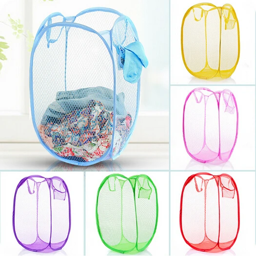 Reinforced nylon mesh laundry basket / laundry basket for clothes