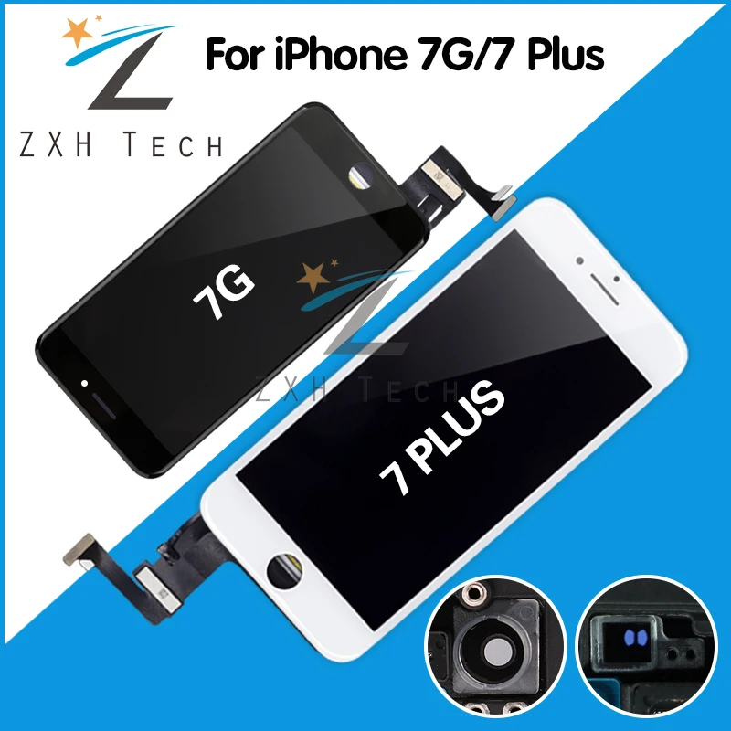 

10PCS/LOT Grade AAA OEM for iPhone 7 LCD 7 plus Display Screen Replacement Lens Pantalla Touch Digitizer via Free DHL Shipping