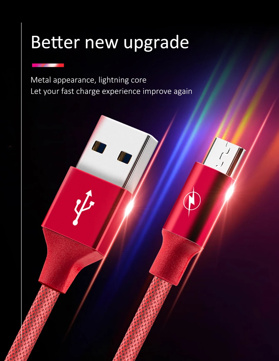  Micro USB Fast Charging&Sync Data Cable Andriod For Samsung S6 Xiaomi Redmi Note 4 4X Phone Short Charger Cables 0 (1)