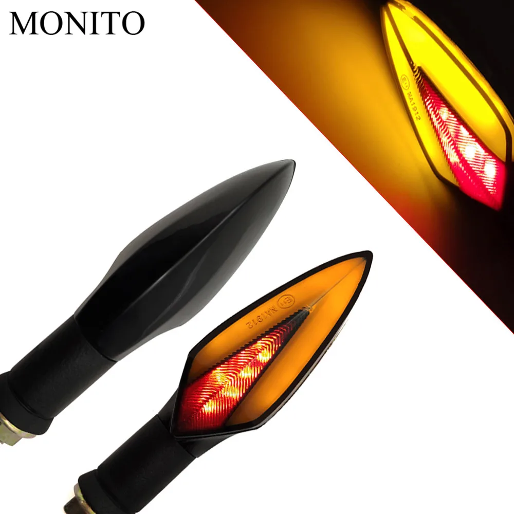 

Motorcycle Turn Signal Lights LED Indicators Tail Flashers Amber/Red Lamp For KTM Duke/RC 125 200 390 640 690 RC8 duke390 rc200