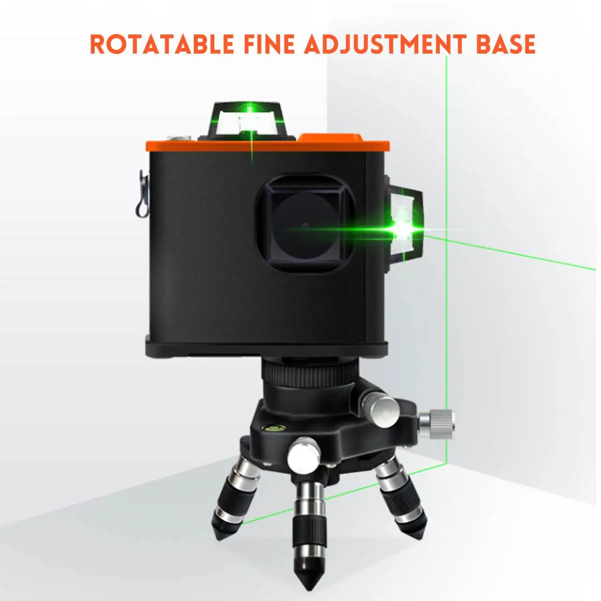 

Laser Level 12 Lines 3D Level Self-Leveling 360 Horizontal Vertical Cross Super Powerful Green Laser Level + Base Wall Bracket