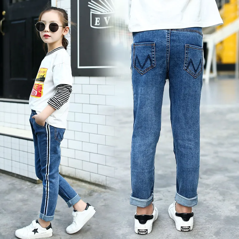 jeans for girls 4,6,8,10,12,14 Years Old Spring Autumn Skinny gloria