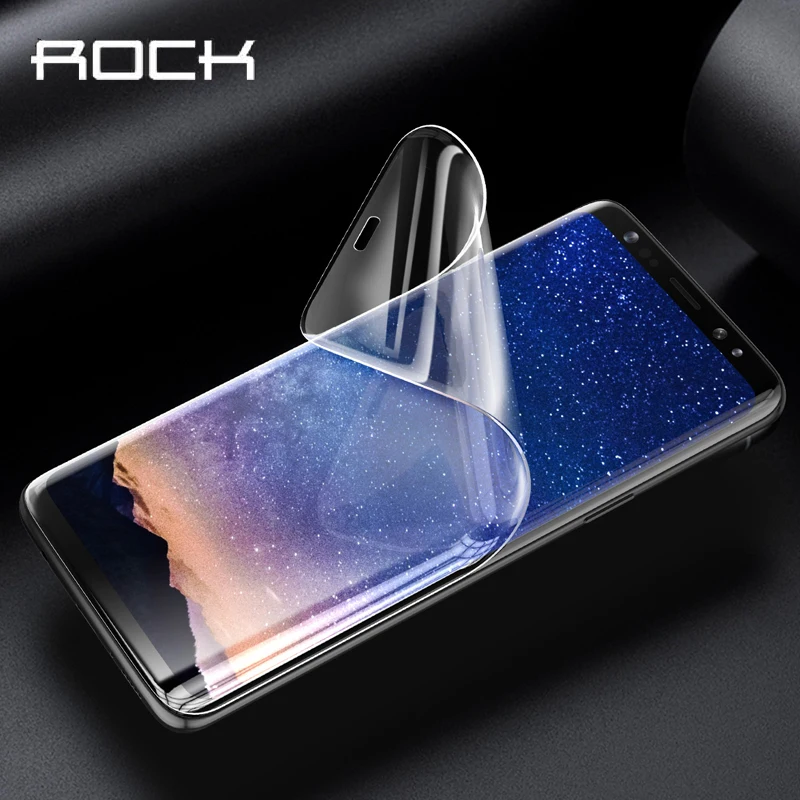 

ROCK 0.18MM Slim Full Coverage TPU Film For Galaxy S9 Plus 3D Curved Soft Hydrogel Screen Protector For Samsung Galaxy S9 S9+