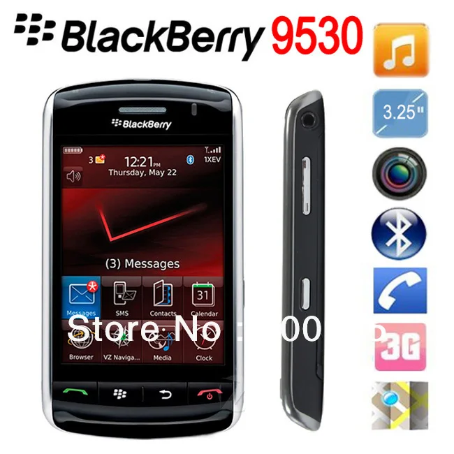 Фонарь BlackBerry 9800, мобильный телефон, смартфон, разблокированный, 3G, Wi-Fi, Bluetooth, gps, 4G, мобильный телефон и черный