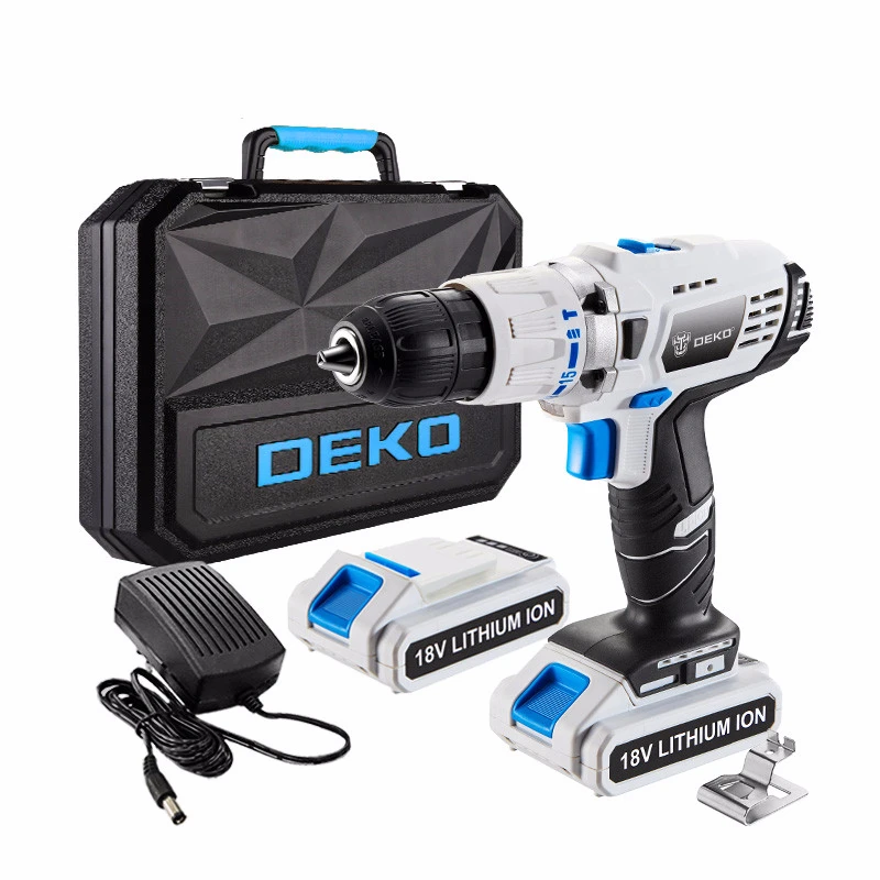 DEKO GCD18DU3 Electric Screwdriver Cordless Drill Impact ...