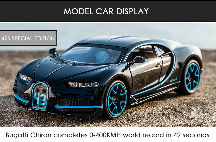 KIDAMI 1:32 Масштаб Bugatti литье под давлением модель автомобиля игрушечные машинки оттягивающийся автомобиль со звуком светильник Коллекция подарков для детей Взрослые машинки