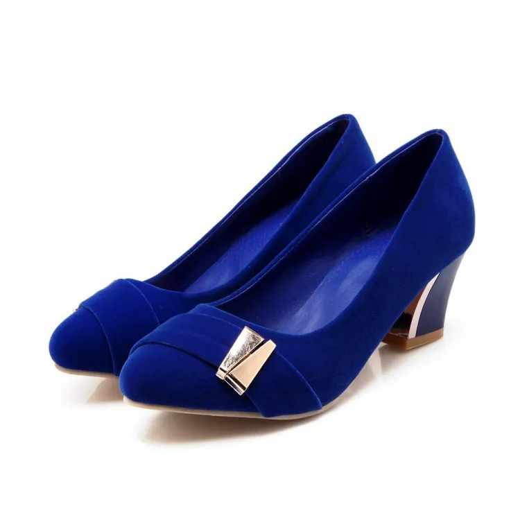 Прямая ; Лидер продаж; женская обувь на толстой подошве 0-3 см; большие размеры; женская обувь на плоской подошве; sapato feminino; chaussure femme 218 - Цвет: Синий