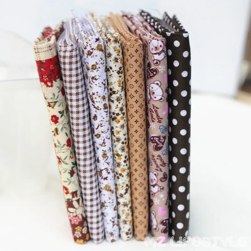 Buulqo, тонкая хлопковая ткань, пэчворк, много, сделай сам, для шитья, ткань для скрапбукинга, ткань для жировых четвертей, хлопковая ткань, 25*25 см