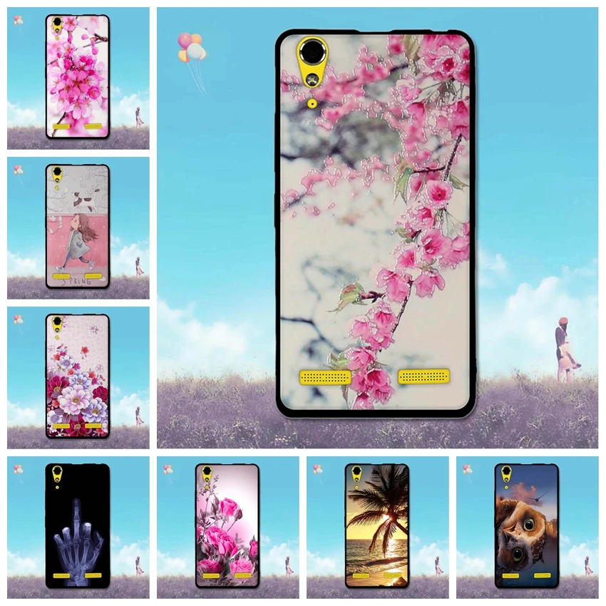 

Cases for Lenovo K3 A6000 Luxury Painting Back Cover A 6000 Phone Shell Silicon TPU Bag Fashion for Lenovo K3 A6010 Soft Covers