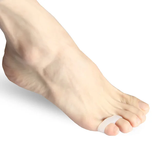 

2 pcs New Silicone Gel Foot Toe Separator Little Finger Valgus Protector Bunion Adjuster Nail Tools