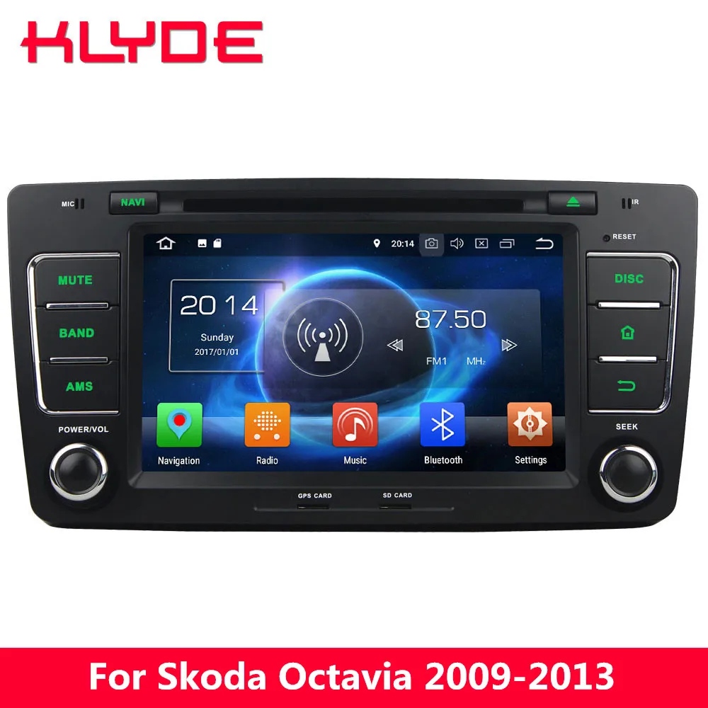 

KLYDE 8" 4G WIFI Octa Core Android 8.0 7.1 4GB RAM 32GB ROM Car DVD Multimedia Player For Skoda Octavia 2009 2010 2011 2012 2013