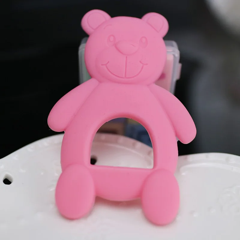 

Baby Teether Silicone Chewing Teethers Safety Infant Teething Newborn Tooth Bears Children Training Toys Kid Food Grade BQA