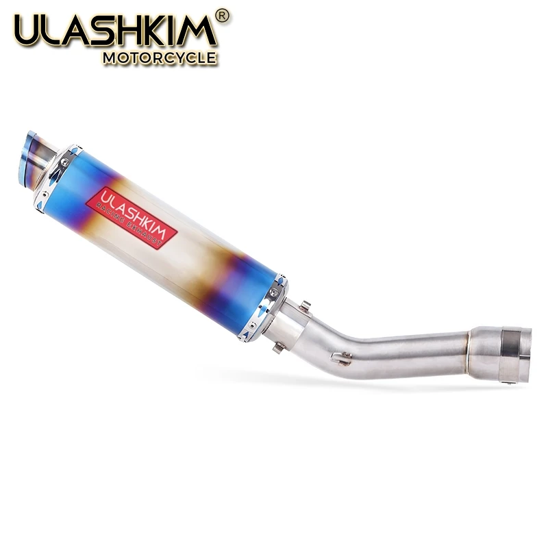 

Motorcycle Full System Exhaust Escape Muffler Middle Connect Link Pipe Slip On For YAMAHA FZ1 FZ1N FZ1000 2005 to 2016 DB-KILLER
