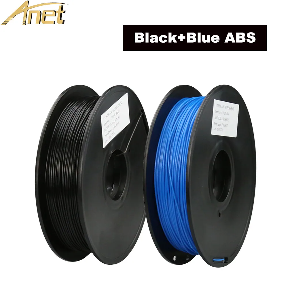 New arrivals 2 Colors Black Blue 3d printer filament high quality ABS 1 75mm 0 5kg