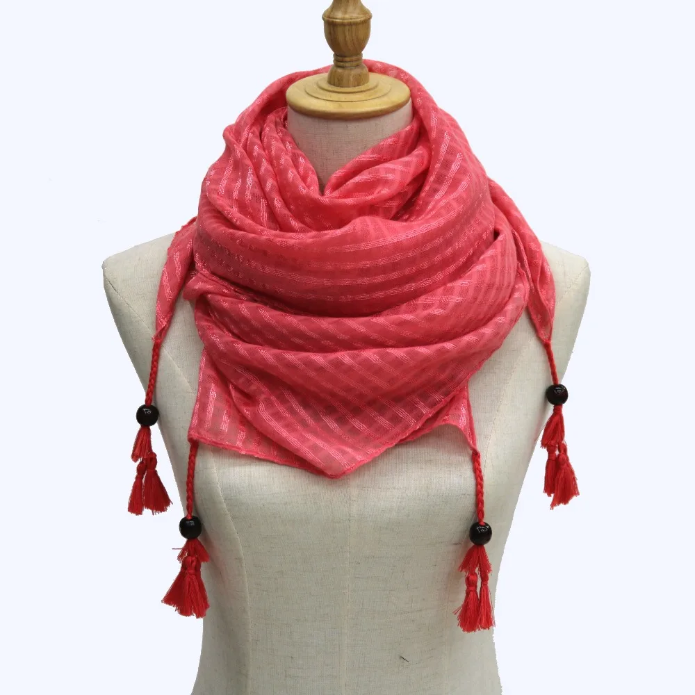 Длинные бусины из полиэстера, шарф для женщин, накидка хиджаб, женские шарфы, снуд, зимний шаль-снуд, sciarpa, палантины, шарфы для женщин, ислам