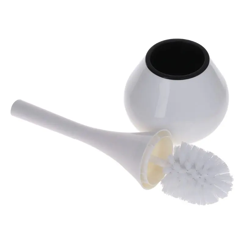 

Creative Toilet Brush With Holder Kit WC Scrub Brushes Bathroom Cleaning Tool
