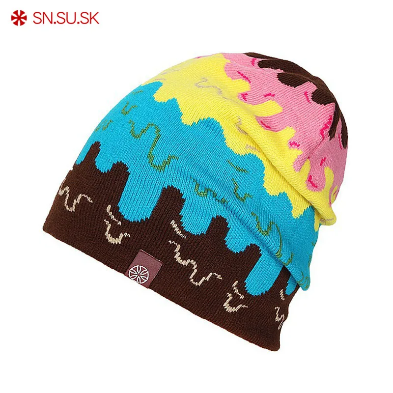 Зимняя шапка сноуборд теплая лыжная мужчины и женщины шапочка|skull cap beanie|beanie mencap
