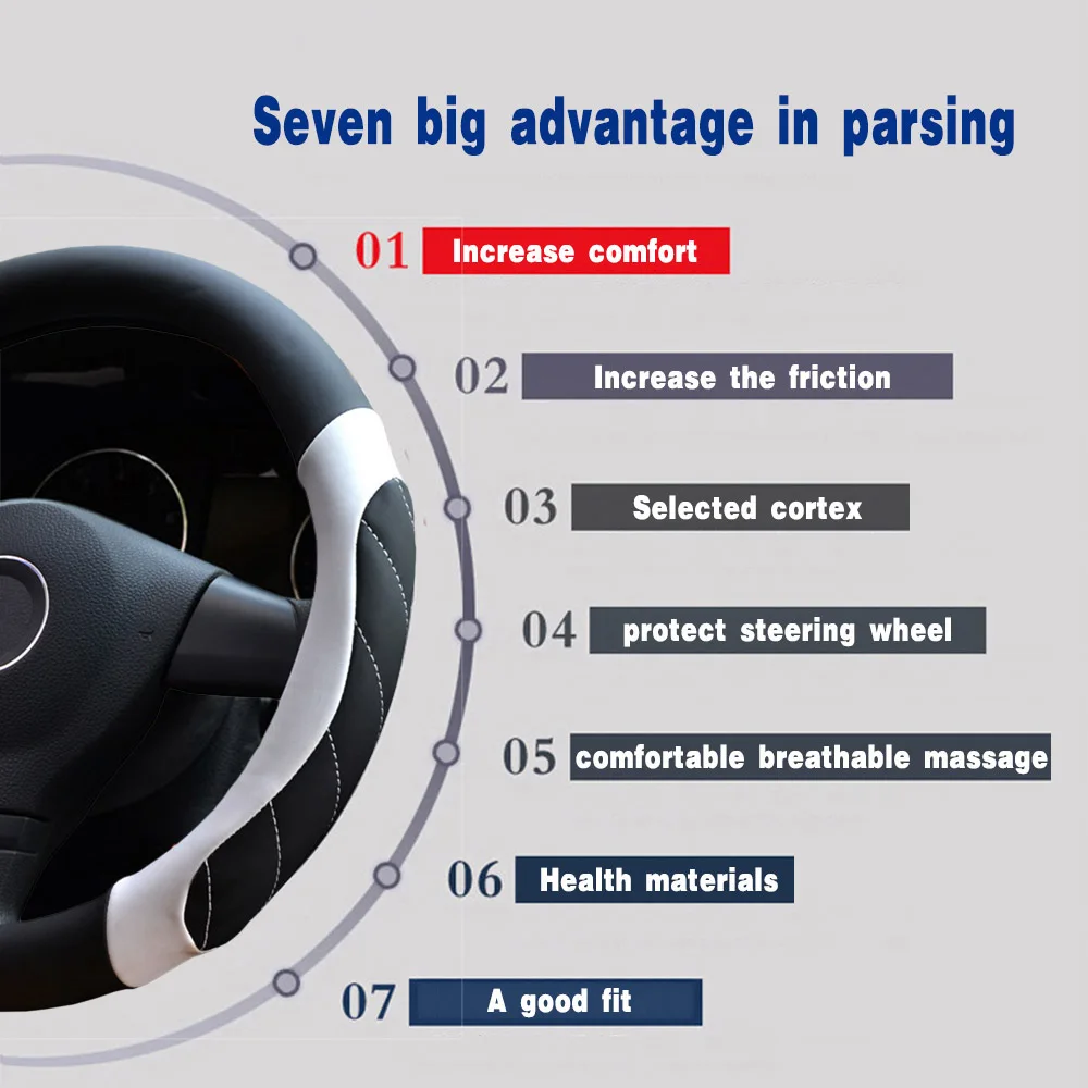 cover on the steering wheel