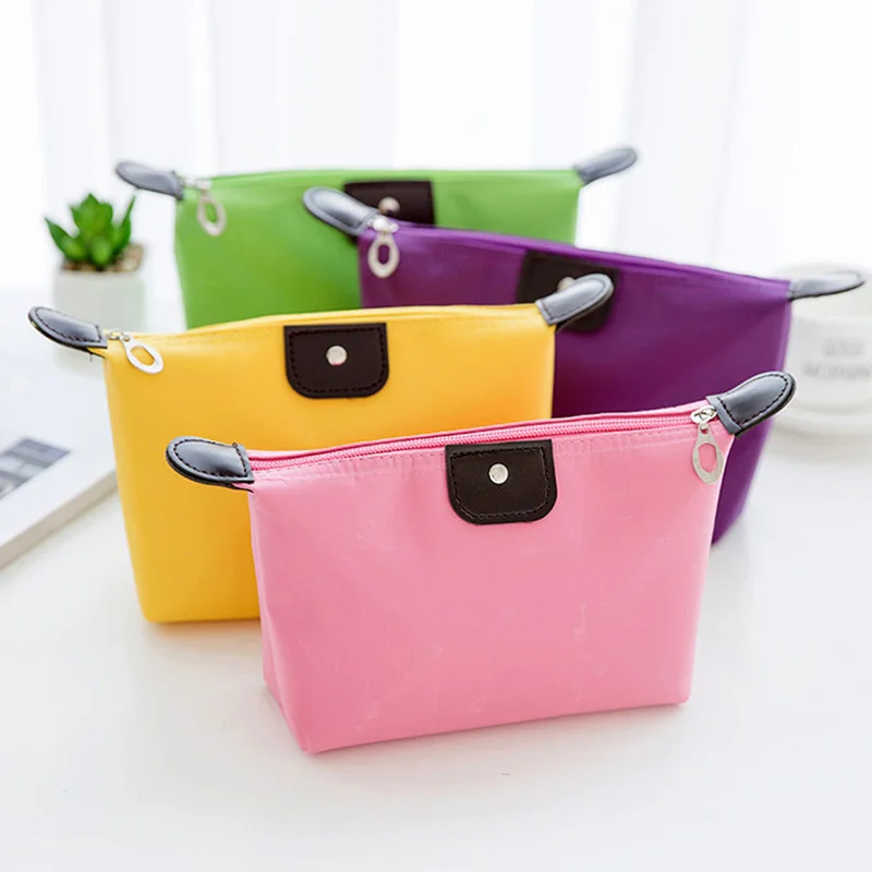 

Women Travel Cosmetic pouch bag Toiletry Make Up Clutch Handbag Purses Case Cosmetic Bag for Cosmetics Makeup Bag Organizer