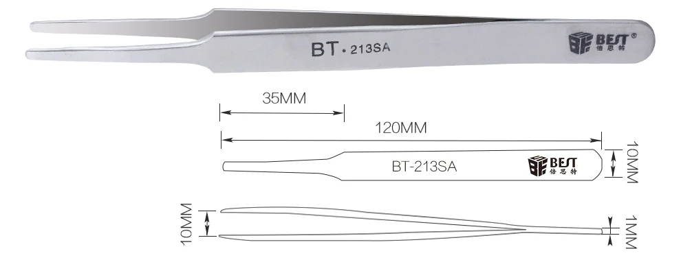 BST-212SA/214SA/213SA/215SA/211 S Набор пинцетов из нержавеющей стали, электронные щипцы, многофункциональные инструменты, ручной инструмент