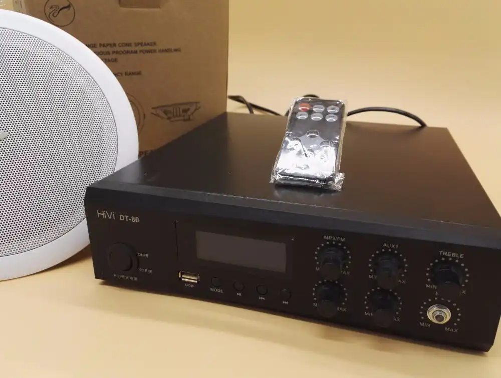 music system for cafe