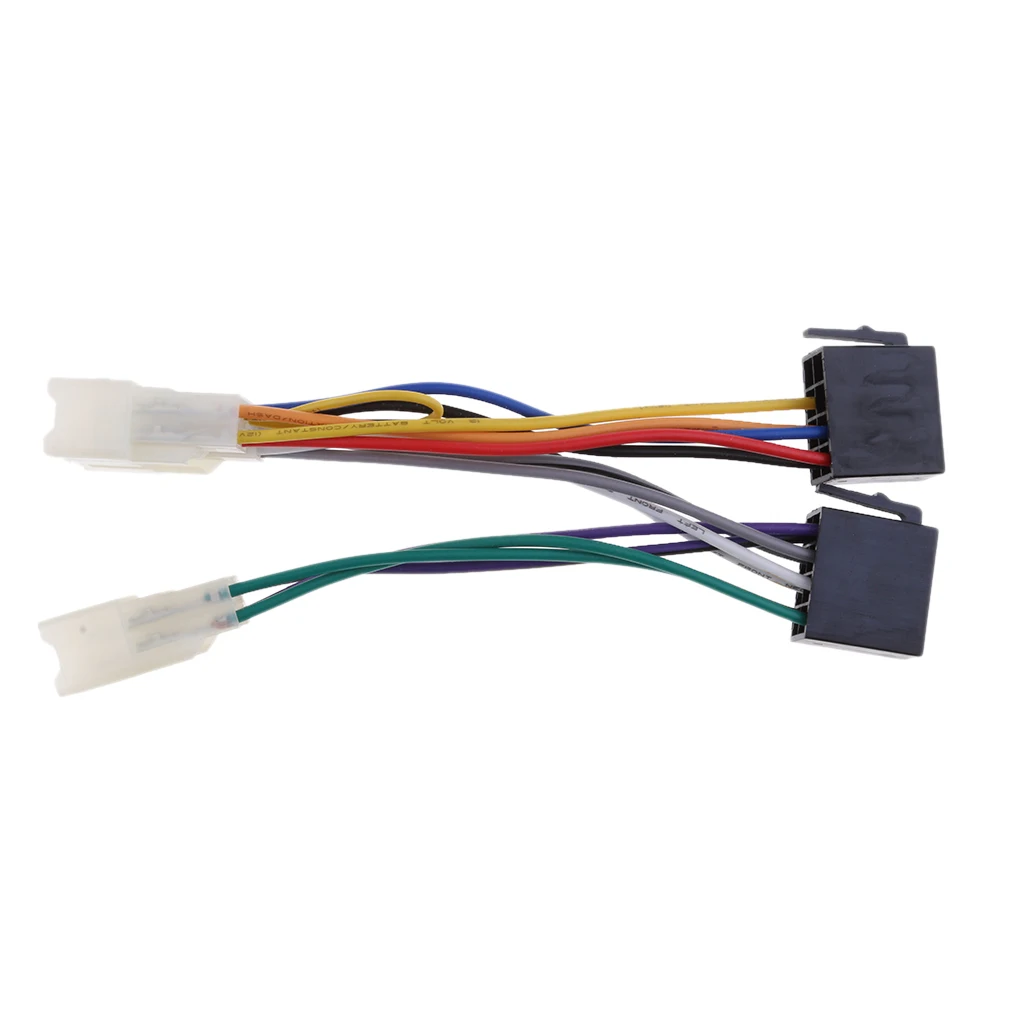 For Toyota Yaris ISO Stereo Head Unit Harness Adaptor Wiring Loom Lead Cable