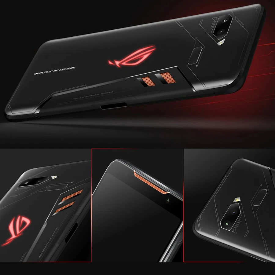 ASUS ROG телефон ZS600KL 4G 8 ГБ ОЗУ 128 Гб ПЗУ Восьмиядерный Snapdragon 845 4K UHD 6 0 &quot1080x2160 4000 мАч NFC
