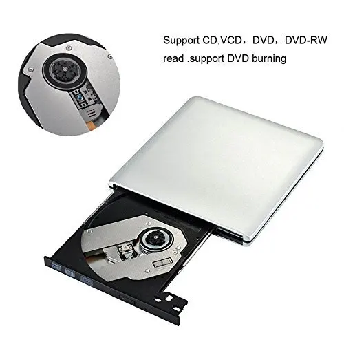 Ультра тонкий внешний USB 3,0 высокоскоростной CD-RW DVD-RW супер привод плеер писатель горелка для hp ASUS DELL samsung lenovo, ПК ноутбук