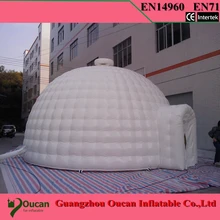 Лучшее качество портативный надувной фотостенд кубический тент